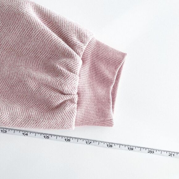 Ampersand Womens Bomber Jacket Light Pink Size Medium - Picture 7 of 9